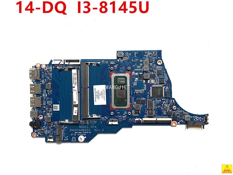 HP X360 14-DQ L61952-001 L61952-601  DA00PAMB6D0, SRFFZ I3-8145U CPU 100% ۵